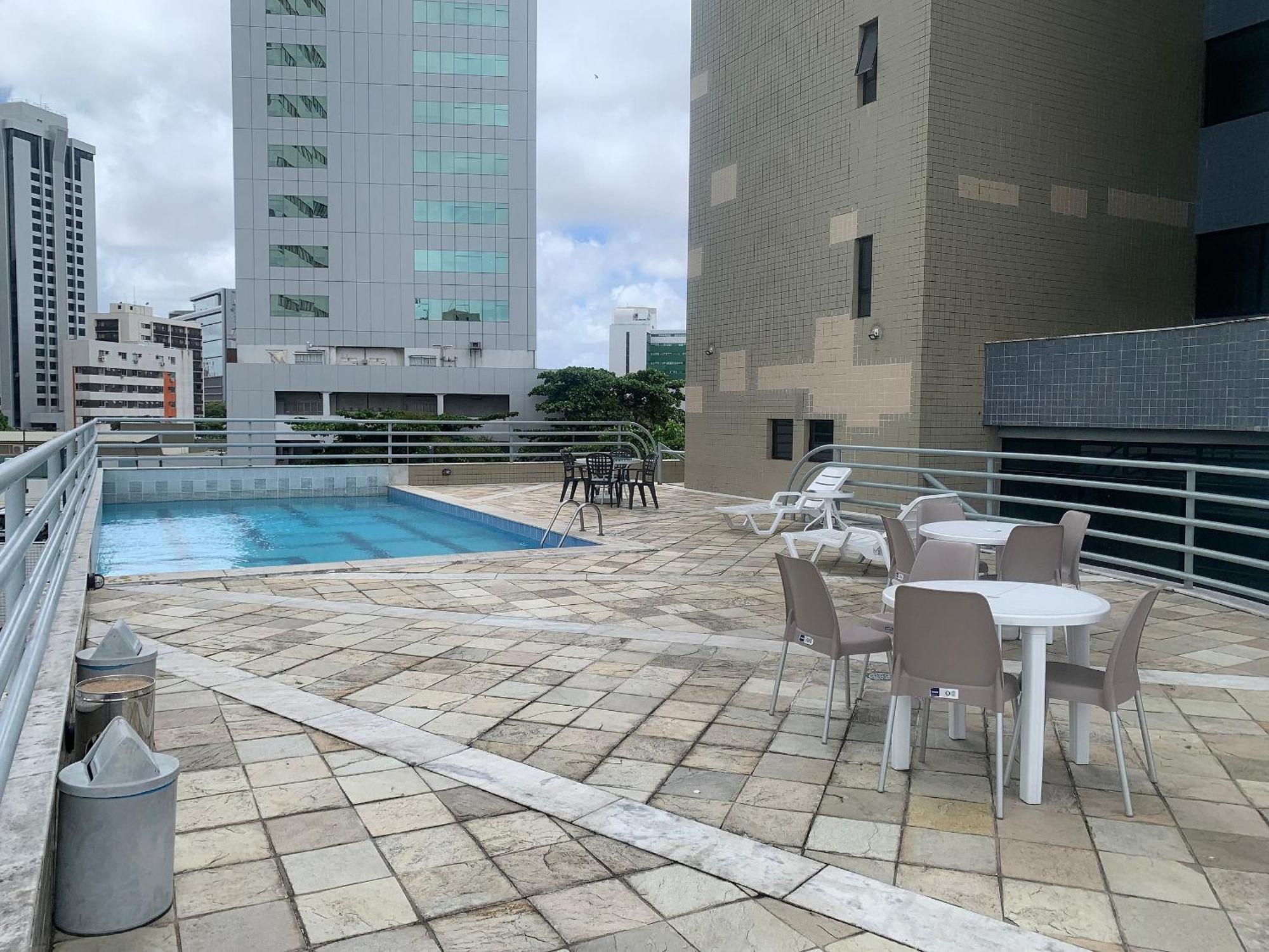 Flat No Condominio Metropolis - Ilha Do Leite Ресифи Экстерьер фото