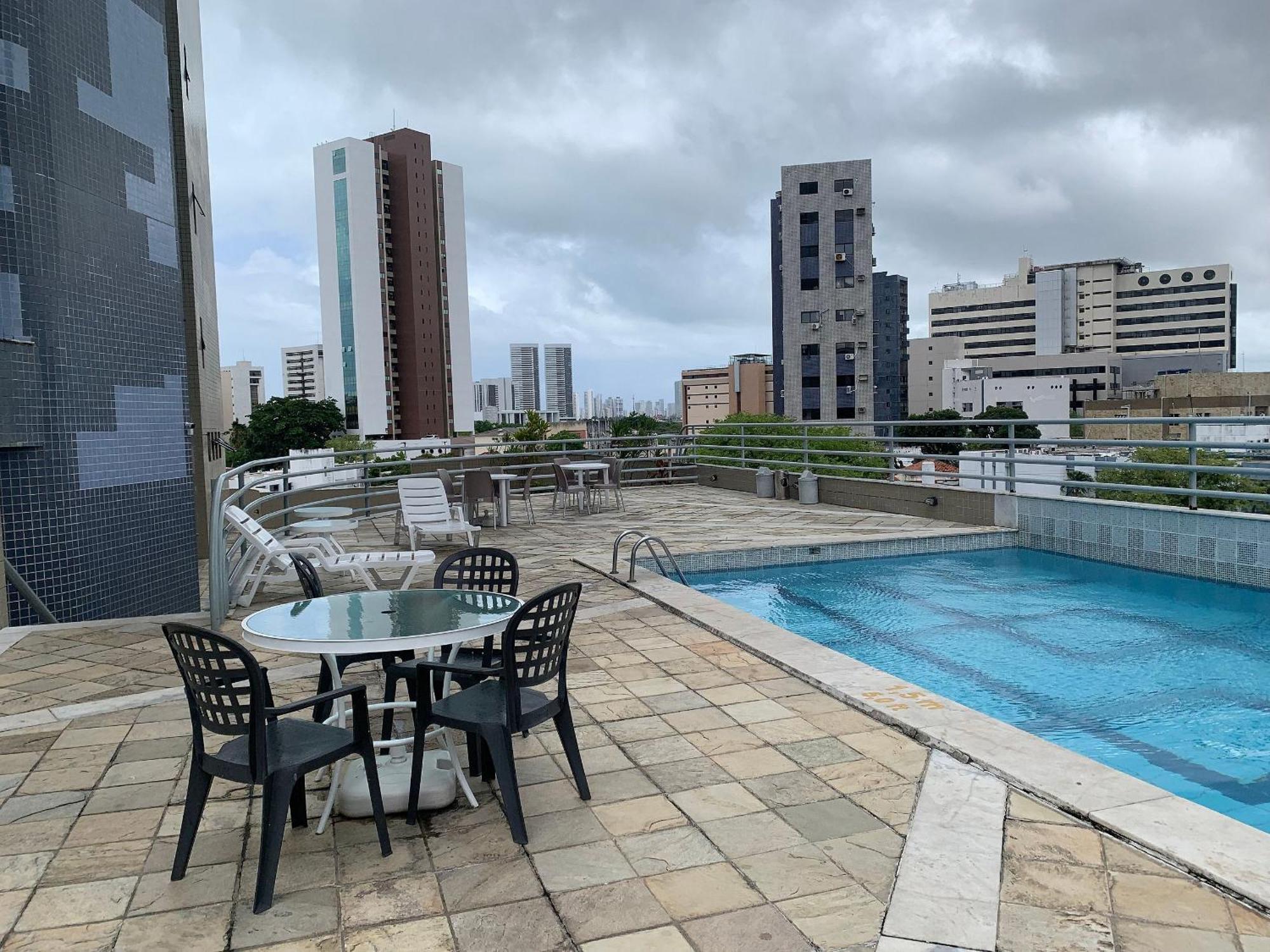 Flat No Condominio Metropolis - Ilha Do Leite Ресифи Экстерьер фото